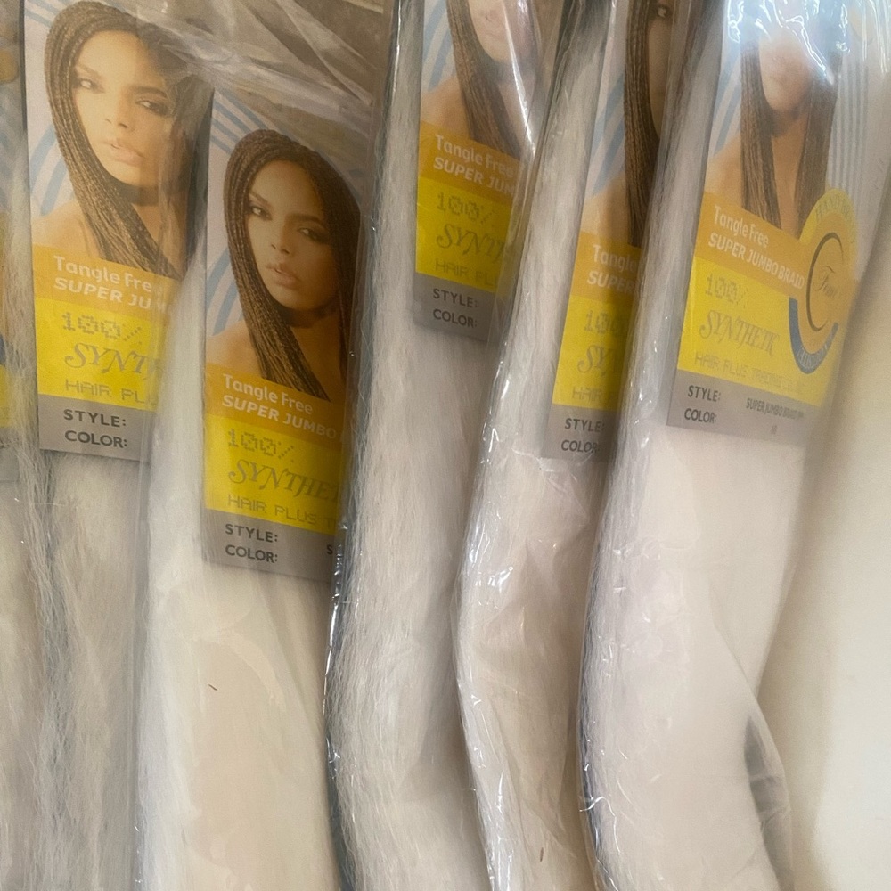 White Kanakelon Hair x7